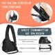 Eyein Dog Friendly Sling Dogs, Breathable Hands-Free Travel Bag for Small Pets with Adjustable Straps, Hardboard Base Safety Belt, for Dogs Under 5.5 kg, Black Eyein Dog Friendly Sling Dogs, Breathable Hands-Free Travel Bag for Small Pets with Adjustable Straps, Hardboard Base Safety Belt, for Dogs Under 5.5 kg, Black