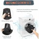 Eyein Dog Friendly Sling Dogs, Breathable Hands-Free Travel Bag for Small Pets with Adjustable Straps, Hardboard Base Safety Belt, for Dogs Under 5.5 kg, Black Eyein Dog Friendly Sling Dogs, Breathable Hands-Free Travel Bag for Small Pets with Adjustable Straps, Hardboard Base Safety Belt, for Dogs Under 5.5 kg, Black