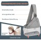 Eyein Dog Friendly Sling Dogs, Breathable Hands-Free Travel Bag for Small Pets with Adjustable Straps, Hardboard Base Safety Belt, for Dogs Under 5.5 kg, Black Eyein Dog Friendly Sling Dogs, Breathable Hands-Free Travel Bag for Small Pets with Adjustable Straps, Hardboard Base Safety Belt, for Dogs Under 5.5 kg, Black