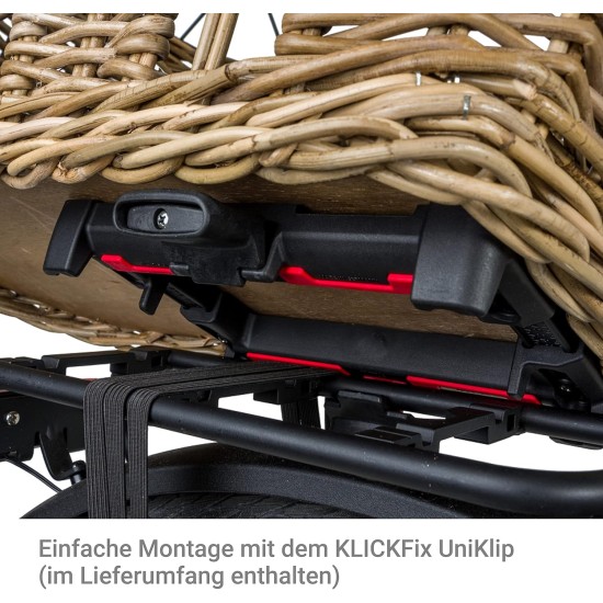 FAST RIDER Fastrider Jale Dog Bike Basket Klickfix Naturel 57L FAST RIDER Fastrider Jale Dog Bike Basket Klickfix Naturel 57L