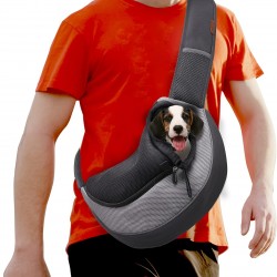 FDJASGY Pet Carrier Sling for Small Dogs and Cats, Breathable Mesh Hands-Free Puppy Backpack with Bag and Adjustable Carry Strap FDJASGY Pet Carrier Sling for Small Dogs and Cats, Breathable Mesh Hands-Free Puppy Backpack with Bag and Adjustable Carry Strap