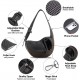 FDJASGY Pet Carrier Sling for Small Dogs and Cats, Breathable Mesh Hands-Free Puppy Backpack with Bag and Adjustable Carry Strap FDJASGY Pet Carrier Sling for Small Dogs and Cats, Breathable Mesh Hands-Free Puppy Backpack with Bag and Adjustable Carry Strap