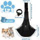FainFun Dog Carrier Bag, Shoulder Bag for Pets, Reversible Small Dog Carrier up to 7 kg, Adjustable Pet Sling for Dogs, Dog Carrier for Walks/Outdoor Activities (Grey)