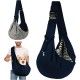 FainFun Dog Carrier Bag, Shoulder Bag for Pets, Reversible Small Dog Carrier up to 7 kg, Adjustable Pet Sling for Dogs, Dog Carrier for Walks/Outdoor Activities (Grey)
