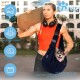 FainFun Dog Carrier Bag, Shoulder Bag for Pets, Reversible Small Dog Carrier up to 7 kg, Adjustable Pet Sling for Dogs, Dog Carrier for Walks/Outdoor Activities (Grey)