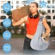 FainFun Dog Carrier Bag, Shoulder Bag for Pets, Reversible Small Dog Carrier up to 7 kg, Adjustable Pet Sling for Dogs, Dog Carrier for Walks/Outdoor Activities (Grey)