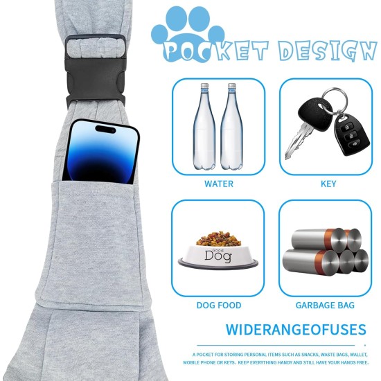 FePen Dog Carrier Bag up to 6.5 kg, Adjustable Pet Sling Shoulder Bag for Small Dogs, Dog Bag for Walks and Outdoor Activities (Black) FePen Dog Carrier Bag up to 6.5 kg, Adjustable Pet Sling Shoulder Bag for Small Dogs, Dog Bag for Walks and Outdoor Activities (Black)