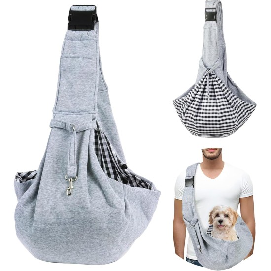 FePen Dog Carrier Bag up to 6.5 kg, Adjustable Pet Sling Shoulder Bag for Small Dogs, Dog Bag for Walks and Outdoor Activities (Black) FePen Dog Carrier Bag up to 6.5 kg, Adjustable Pet Sling Shoulder Bag for Small Dogs, Dog Bag for Walks and Outdoor Activities (Black)