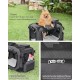 Feandrea PDC70H Foldable Dog Transport Box L Dog Bag Oxford Fabric Mesh Breathable Portable Metal Frame with Handles Pockets 70 x 52 x 52 cm Black Feandrea PDC70H Foldable Dog Transport Box L Dog Bag Oxford Fabric Mesh Breathable Portable Metal Frame with Handles Pockets 70 x 52 x 52 cm Black