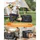 Feandrea PDC70H Foldable Dog Transport Box L Dog Bag Oxford Fabric Mesh Breathable Portable Metal Frame with Handles Pockets 70 x 52 x 52 cm Black Feandrea PDC70H Foldable Dog Transport Box L Dog Bag Oxford Fabric Mesh Breathable Portable Metal Frame with Handles Pockets 70 x 52 x 52 cm Black