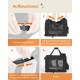 Feandrea PDC70H Foldable Dog Transport Box L Dog Bag Oxford Fabric Mesh Breathable Portable Metal Frame with Handles Pockets 70 x 52 x 52 cm Black Feandrea PDC70H Foldable Dog Transport Box L Dog Bag Oxford Fabric Mesh Breathable Portable Metal Frame with Handles Pockets 70 x 52 x 52 cm Black