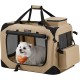 Feandrea PDC70H Foldable Dog Transport Box L Dog Bag Oxford Fabric Mesh Breathable Portable Metal Frame with Handles Pockets 70 x 52 x 52 cm Black Feandrea PDC70H Foldable Dog Transport Box L Dog Bag Oxford Fabric Mesh Breathable Portable Metal Frame with Handles Pockets 70 x 52 x 52 cm Black