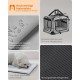 Feandrea PDC70H Foldable Dog Transport Box L Dog Bag Oxford Fabric Mesh Breathable Portable Metal Frame with Handles Pockets 70 x 52 x 52 cm Black Feandrea PDC70H Foldable Dog Transport Box L Dog Bag Oxford Fabric Mesh Breathable Portable Metal Frame with Handles Pockets 70 x 52 x 52 cm Black