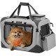 Feandrea PDC70H Foldable Dog Transport Box L Dog Bag Oxford Fabric Mesh Breathable Portable Metal Frame with Handles Pockets 70 x 52 x 52 cm Black Feandrea PDC70H Foldable Dog Transport Box L Dog Bag Oxford Fabric Mesh Breathable Portable Metal Frame with Handles Pockets 70 x 52 x 52 cm Black