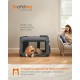 Feandrea PDC70H Foldable Dog Transport Box L Dog Bag Oxford Fabric Mesh Breathable Portable Metal Frame with Handles Pockets 70 x 52 x 52 cm Black Feandrea PDC70H Foldable Dog Transport Box L Dog Bag Oxford Fabric Mesh Breathable Portable Metal Frame with Handles Pockets 70 x 52 x 52 cm Black