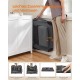 Feandrea PDC70H Foldable Dog Transport Box L Dog Bag Oxford Fabric Mesh Breathable Portable Metal Frame with Handles Pockets 70 x 52 x 52 cm Black Feandrea PDC70H Foldable Dog Transport Box L Dog Bag Oxford Fabric Mesh Breathable Portable Metal Frame with Handles Pockets 70 x 52 x 52 cm Black