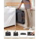 Feandrea PDC70H Foldable Dog Transport Box L Dog Bag Oxford Fabric Mesh Breathable Portable Metal Frame with Handles Pockets 70 x 52 x 52 cm Black Feandrea PDC70H Foldable Dog Transport Box L Dog Bag Oxford Fabric Mesh Breathable Portable Metal Frame with Handles Pockets 70 x 52 x 52 cm Black
