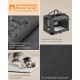 Feandrea PDC70H Foldable Dog Transport Box L Dog Bag Oxford Fabric Mesh Breathable Portable Metal Frame with Handles Pockets 70 x 52 x 52 cm Black Feandrea PDC70H Foldable Dog Transport Box L Dog Bag Oxford Fabric Mesh Breathable Portable Metal Frame with Handles Pockets 70 x 52 x 52 cm Black