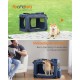 Feandrea PDC70H Foldable Dog Transport Box L Dog Bag Oxford Fabric Mesh Breathable Portable Metal Frame with Handles Pockets 70 x 52 x 52 cm Black Feandrea PDC70H Foldable Dog Transport Box L Dog Bag Oxford Fabric Mesh Breathable Portable Metal Frame with Handles Pockets 70 x 52 x 52 cm Black