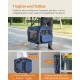 Feandrea PDC70H Foldable Dog Transport Box L Dog Bag Oxford Fabric Mesh Breathable Portable Metal Frame with Handles Pockets 70 x 52 x 52 cm Black Feandrea PDC70H Foldable Dog Transport Box L Dog Bag Oxford Fabric Mesh Breathable Portable Metal Frame with Handles Pockets 70 x 52 x 52 cm Black
