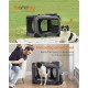 Feandrea PDC70H Foldable Dog Transport Box L Dog Bag Oxford Fabric Mesh Breathable Portable Metal Frame with Handles Pockets 70 x 52 x 52 cm Black Feandrea PDC70H Foldable Dog Transport Box L Dog Bag Oxford Fabric Mesh Breathable Portable Metal Frame with Handles Pockets 70 x 52 x 52 cm Black