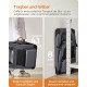 Feandrea PDC70H Foldable Dog Transport Box L Dog Bag Oxford Fabric Mesh Breathable Portable Metal Frame with Handles Pockets 70 x 52 x 52 cm Black Feandrea PDC70H Foldable Dog Transport Box L Dog Bag Oxford Fabric Mesh Breathable Portable Metal Frame with Handles Pockets 70 x 52 x 52 cm Black