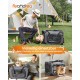 Feandrea PDC70H Foldable Dog Transport Box L Dog Bag Oxford Fabric Mesh Breathable Portable Metal Frame with Handles Pockets 70 x 52 x 52 cm Black Feandrea PDC70H Foldable Dog Transport Box L Dog Bag Oxford Fabric Mesh Breathable Portable Metal Frame with Handles Pockets 70 x 52 x 52 cm Black