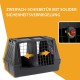 Ferplast Atlas Car 100 Transport Box for Dogs and Cats, Plastic, with Practical, Two-Way Sliding Door and Accessories Compartment, grey Ferplast Atlas Car 100 Transport Box for Dogs and Cats, Plastic, with Practical, Two-Way Sliding Door and Accessories Compartment, grey