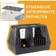 Ferplast Atlas Car 100 Transport Box for Dogs and Cats, Plastic, with Practical, Two-Way Sliding Door and Accessories Compartment, grey Ferplast Atlas Car 100 Transport Box for Dogs and Cats, Plastic, with Practical, Two-Way Sliding Door and Accessories Compartment, grey