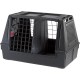 Ferplast Atlas Car 100 Transport Box for Dogs and Cats, Plastic, with Practical, Two-Way Sliding Door and Accessories Compartment, grey Ferplast Atlas Car 100 Transport Box for Dogs and Cats, Plastic, with Practical, Two-Way Sliding Door and Accessories Compartment, grey