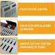 Ferplast Atlas Car 100 Transport Box for Dogs and Cats, Plastic, with Practical, Two-Way Sliding Door and Accessories Compartment, grey Ferplast Atlas Car 100 Transport Box for Dogs and Cats, Plastic, with Practical, Two-Way Sliding Door and Accessories Compartment, grey