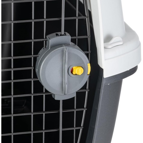 Ferplast Hundetransportbox CLIPPER PLUS, IATA- Hundetransportbox, große Hundetransportbox max 60 kg, sicherer Verschluss, mit Doppelfach für Zubehör, abnehmbarer Griff, 105 x 75 x h 79 cm Ferplast Hundetransportbox CLIPPER PLUS, IATA- Hundetransportbox, große Hundetransportbox max 60 kg, sicherer Verschluss, mit Doppelfach für Zubehör, abnehmbarer Griff, 105 x 75 x h 79 cm