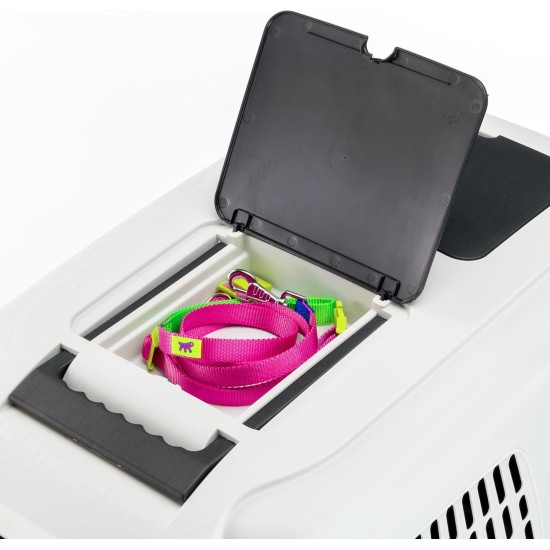 Ferplast Hundetransportbox CLIPPER PLUS, IATA- Hundetransportbox, große Hundetransportbox max 60 kg, sicherer Verschluss, mit Doppelfach für Zubehör, abnehmbarer Griff, 105 x 75 x h 79 cm Ferplast Hundetransportbox CLIPPER PLUS, IATA- Hundetransportbox, große Hundetransportbox max 60 kg, sicherer Verschluss, mit Doppelfach für Zubehör, abnehmbarer Griff, 105 x 75 x h 79 cm