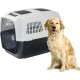 Ferplast Hundetransportbox CLIPPER PLUS, IATA- Hundetransportbox, große Hundetransportbox max 60 kg, sicherer Verschluss, mit Doppelfach für Zubehör, abnehmbarer Griff, 105 x 75 x h 79 cm Ferplast Hundetransportbox CLIPPER PLUS, IATA- Hundetransportbox, große Hundetransportbox max 60 kg, sicherer Verschluss, mit Doppelfach für Zubehör, abnehmbarer Griff, 105 x 75 x h 79 cm