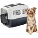 Ferplast Hundetransportbox CLIPPER PLUS, IATA- Hundetransportbox, mittlere Hundetransportbox max 30 kg, Sicherer Verschluss, mit Doppelfach für Zubehör, abnehmbarer Griff, 87 x 57 x h 60 cm Ferplast Hundetransportbox CLIPPER PLUS, IATA- Hundetransportbox, mittlere Hundetransportbox max 30 kg, Sicherer Verschluss, mit Doppelfach für Zubehör, abnehmbarer Griff, 87 x 57 x h 60 cm