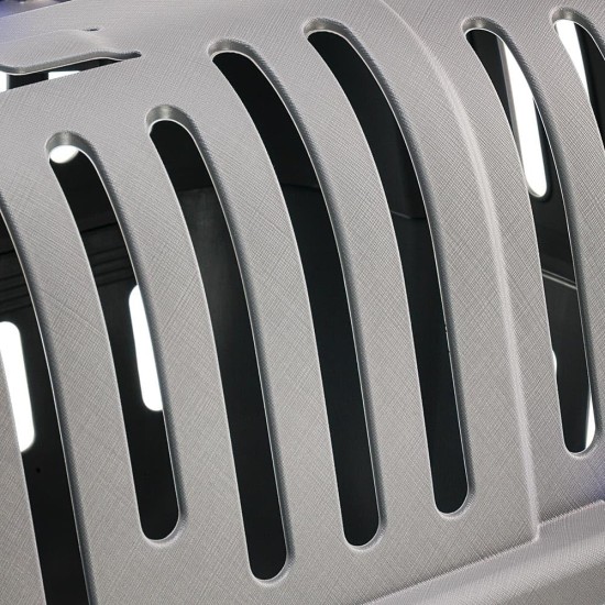 Ferplast Jet 10 Clear Door Shock Proof Air Vent Small Dog Cat Carrier Ferplast Jet 10 Clear Door Shock Proof Air Vent Small Dog Cat Carrier