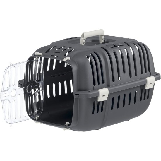 Ferplast Jet 10 Clear Door Shock Proof Air Vent Small Dog Cat Carrier Ferplast Jet 10 Clear Door Shock Proof Air Vent Small Dog Cat Carrier