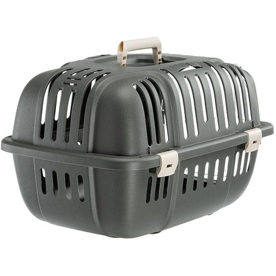 Ferplast Jet 10 Clear Door Shock Proof Air Vent Small Dog Cat Carrier Ferplast Jet 10 Clear Door Shock Proof Air Vent Small Dog Cat Carrier