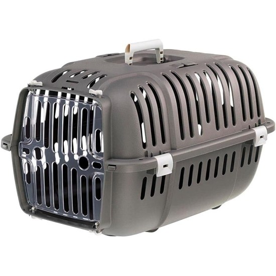 Ferplast Jet 10 Clear Door Shock Proof Air Vent Small Dog Cat Carrier Ferplast Jet 10 Clear Door Shock Proof Air Vent Small Dog Cat Carrier
