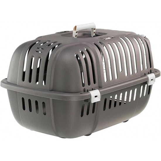 Ferplast Jet 20 Clear Door Shock Proof Air Vent Small Dog Cat Carrier Ferplast Jet 20 Clear Door Shock Proof Air Vent Small Dog Cat Carrier