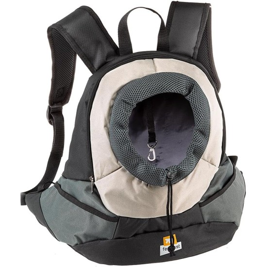 Ferplast KANGOO Dog Backpack Cat Backpack Dog Bag Adjustable Straps Seat Belt Max 6kg 37 x 16 x 36.5 H cm Grey Ferplast KANGOO Dog Backpack Cat Backpack Dog Bag Adjustable Straps Seat Belt Max 6kg 37 x 16 x 36.5 H cm Grey
