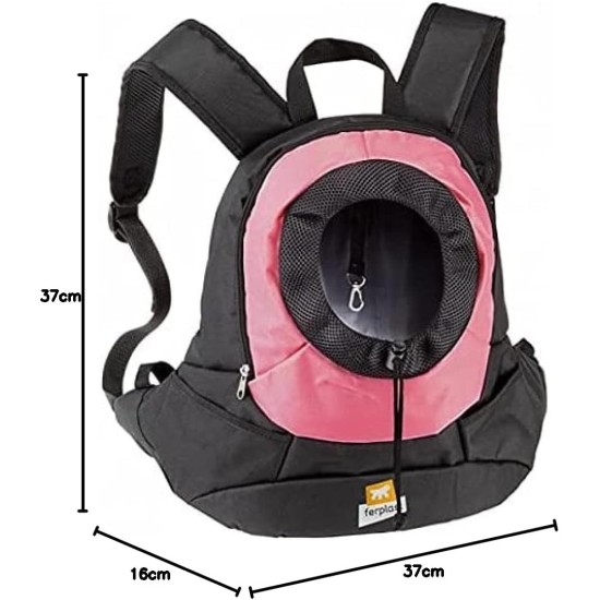 Ferplast KANGOO Dog Backpack Cat Backpack Dog Bag Wide Opening Seat Belt Adjustable Straps Max 8kg 41.5 x 20 x 43H cm, Grey Ferplast KANGOO Dog Backpack Cat Backpack Dog Bag Wide Opening Seat Belt Adjustable Straps Max 8kg 41.5 x 20 x 43H cm, Grey
