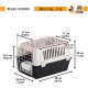 Ferplast Katzentransportbox, kleine mittelgroße Hundetransportbox, Hunde und Katzen bis 15 kg, plastifizierte Eisentür, Lüftungsschlitze, 40x60xH 38 cm, Hartschalen Transportbehälter ATLAS 30 EL, blau Ferplast Katzentransportbox, kleine mittelgroße Hundetransportbox, Hunde und Katzen bis 15 kg, plastifizierte Eisentür, Lüftungsschlitze, 40x60xH 38 cm, Hartschalen Transportbehälter ATLAS 30 EL, blau