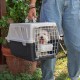 Ferplast Katzentransportbox, kleine mittelgroße Hundetransportbox, Hunde und Katzen bis 15 kg, plastifizierte Eisentür, Lüftungsschlitze, 40x60xH 38 cm, Hartschalen Transportbehälter ATLAS 30 EL, blau Ferplast Katzentransportbox, kleine mittelgroße Hundetransportbox, Hunde und Katzen bis 15 kg, plastifizierte Eisentür, Lüftungsschlitze, 40x60xH 38 cm, Hartschalen Transportbehälter ATLAS 30 EL, blau