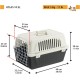 Ferplast Katzentransportbox, kleine mittelgroße Hundetransportbox, Hunde und Katzen bis 15 kg, plastifizierte Eisentür, Lüftungsschlitze, 40x60xH 38 cm, Hartschalen Transportbehälter ATLAS 30 EL, blau Ferplast Katzentransportbox, kleine mittelgroße Hundetransportbox, Hunde und Katzen bis 15 kg, plastifizierte Eisentür, Lüftungsschlitze, 40x60xH 38 cm, Hartschalen Transportbehälter ATLAS 30 EL, blau