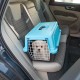 Ferplast Katzentransportbox, kleine mittelgroße Hundetransportbox, Hunde und Katzen bis 15 kg, plastifizierte Eisentür, Lüftungsschlitze, 40x60xH 38 cm, Hartschalen Transportbehälter ATLAS 30 EL, blau Ferplast Katzentransportbox, kleine mittelgroße Hundetransportbox, Hunde und Katzen bis 15 kg, plastifizierte Eisentür, Lüftungsschlitze, 40x60xH 38 cm, Hartschalen Transportbehälter ATLAS 30 EL, blau