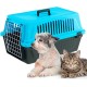 Ferplast Katzentransportbox, kleine mittelgroße Hundetransportbox, Hunde und Katzen bis 15 kg, plastifizierte Eisentür, Lüftungsschlitze, 40x60xH 38 cm, Hartschalen Transportbehälter ATLAS 30 EL, blau Ferplast Katzentransportbox, kleine mittelgroße Hundetransportbox, Hunde und Katzen bis 15 kg, plastifizierte Eisentür, Lüftungsschlitze, 40x60xH 38 cm, Hartschalen Transportbehälter ATLAS 30 EL, blau
