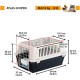 Ferplast Katzentransportbox, kleine mittelgroße Hundetransportbox, Hunde und Katzen bis 15 kg, plastifizierte Eisentür, Lüftungsschlitze, 40x60xH 38 cm, Hartschalen Transportbehälter ATLAS 30 EL, blau Ferplast Katzentransportbox, kleine mittelgroße Hundetransportbox, Hunde und Katzen bis 15 kg, plastifizierte Eisentür, Lüftungsschlitze, 40x60xH 38 cm, Hartschalen Transportbehälter ATLAS 30 EL, blau
