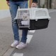 Ferplast Katzentransportbox, kleine mittelgroße Hundetransportbox, Hunde und Katzen bis 15 kg, plastifizierte Eisentür, Lüftungsschlitze, 40x60xH 38 cm, Hartschalen Transportbehälter ATLAS 30 EL, blau Ferplast Katzentransportbox, kleine mittelgroße Hundetransportbox, Hunde und Katzen bis 15 kg, plastifizierte Eisentür, Lüftungsschlitze, 40x60xH 38 cm, Hartschalen Transportbehälter ATLAS 30 EL, blau