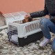 Ferplast Katzentransportbox, kleine mittelgroße Hundetransportbox, Hunde und Katzen bis 15 kg, plastifizierte Eisentür, Lüftungsschlitze, 40x60xH 38 cm, Hartschalen Transportbehälter ATLAS 30 EL, blau Ferplast Katzentransportbox, kleine mittelgroße Hundetransportbox, Hunde und Katzen bis 15 kg, plastifizierte Eisentür, Lüftungsschlitze, 40x60xH 38 cm, Hartschalen Transportbehälter ATLAS 30 EL, blau